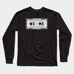 Wyoming Football We > Me Long Sleeve T-Shirt